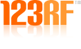 123RF logo